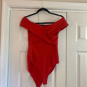 Zara off the shoulder Bodysuit